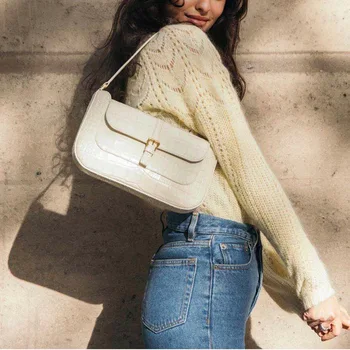 Женская модная брендовая высококачественная сумка-мессенджер из натуральной кожи в стиле ретро, сумка-мессенджер на одно плечо, сумка для подмышек, кошелек на плечо большой емкости