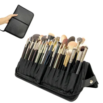 Женская складная сумка-органайзер для кистей для макияжа, женский дорожный косметический футляр для туалетных принадлежностей для косметических инструментов, сумка для мытья принадлежностей