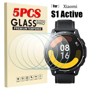Закаленное стекло для умных часов Xiaomi S1 Active с защитой от царапин, защитная пленка для экрана HD, Аксессуары для Mi Watch S1 Active