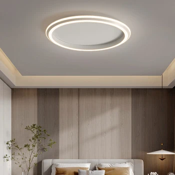Защита глаз, светильник для спальни, потолочный светильник, современный простой ультратонкий креативный потолочный светильник для гостиной