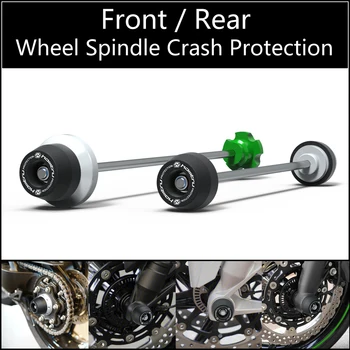 Защита шпинделя переднего заднего колеса от ударов для Kawasaki ninja H2/H2R 2015-2018