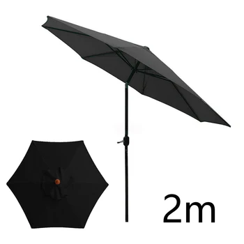 Защитный и стильный сменный навес для 6- или 8-рычажных зонтиков для сада и патио, доступных в нескольких цветах