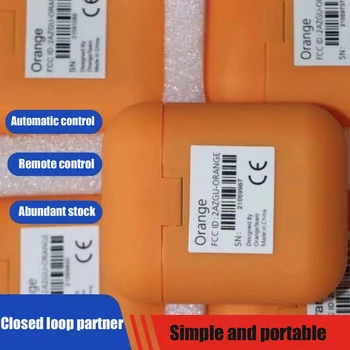 Инсулиновая помпа в маленькой оранжевой коробочке с замкнутым контуром, Автоматическое дистанционное управление с собственным приложением, портативная и быстрая