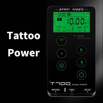 Источник питания татуировки T700 Цифровой ЖК-дисплей Для Тату-машин с сенсорным экраном Source 파워서플라 _BOS_ блок питания