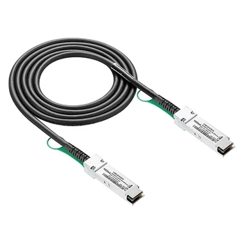 Кабель QSFP + DAC 40G - 40GBASE-CR4 Пассивный Медный кабель Twinax QSFP с прямым подключением для Cisco QSFP-H40G-CU1.5M, 1,5 метра