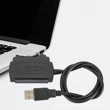 Кабель-адаптер 3-В-1 USB 2.0 для IDE SATA, офисный конвертер, аксессуары