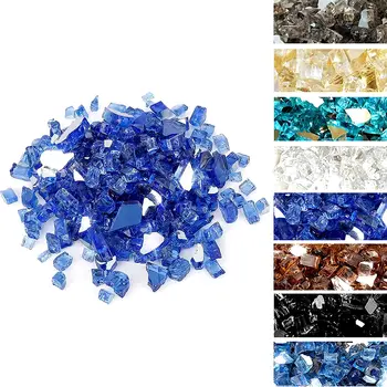 Каминное стекло для ландшафтного дизайна, отражающее цвет кобальтово-синего цвета толщиной 1/2 дюйма