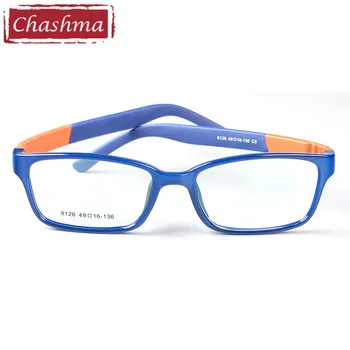 Качественная оправа из силиконовой резины Chashma, детские очки, детская оптическая оправа для очков, мягкие очки для девочек и мальчиков