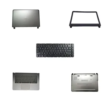 Клавиатура ноутбука Верхний Регистр Верхняя Задняя ЖК-крышка Нижняя Крышка Корпуса Для HP 255 G7 Черный США