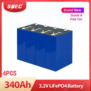 Класс A 3,2 V Lifepo4 аккумулятор 340Ah 320Ah 280Ah 230Ah 200Ah 105Ah литий-железо-фосфатный элемент DIY солнечные RV аккумуляторные батареи