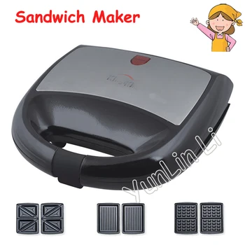 Коммерческая Вафельница Небольшой Тостер Для Завтрака Сэндвич-Хлебопечка Бытовая машина Для приготовления вафель