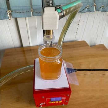 Коммерческая машина для розлива пасты в мед, шестеренчатый насос для взвешивания вязкой жидкости, автоматический наполнитель 3 кг 5 кг