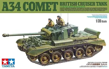 Комплект военной модели Tamiya 35380 в масштабе 1/35, Британский крейсерский танк A34 Comet времен Второй мировой войны