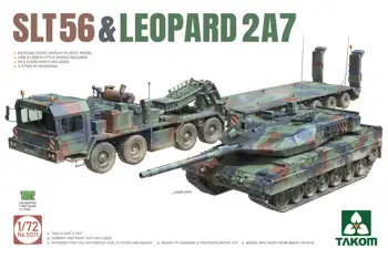 Комплект пластиковых моделей TAKOM 5011 1/72 SLT56 и Leopard 2A7