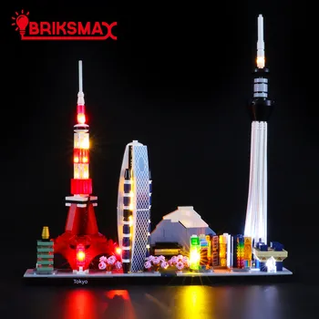Комплект светодиодных ламп BriksMax для сувенира 21051 Architecture Tokyo skyline
