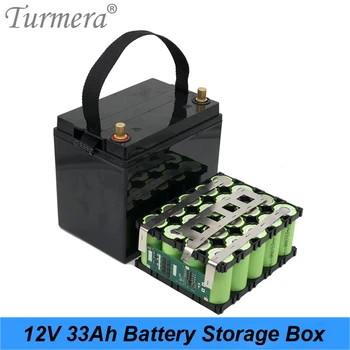 Коробка для хранения батареек Turmera 12V 33A с держателем батареи Lifepo4 4X5 32700 4S 40A Баланс BMS Никель для ИБП и систем Solor