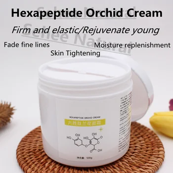 Крем с 6 Пептидами Hexapeptide Orchid Cream Стойкий К Морщинам Антивозрастной Крем Для Восполнения Влаги 500 г