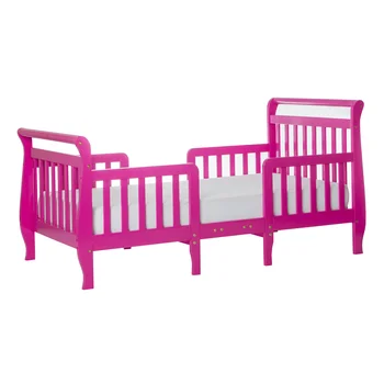 Кровать-трансформер Dream On Me Emma 3 в 1, цвет фуксии, розовая кровать для малышей, детские кроватки для детей