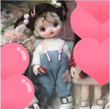 Кукла Blyth длиной 16 см, модные игрушки BJD, подарок с платьем, обувь, парик, макияж