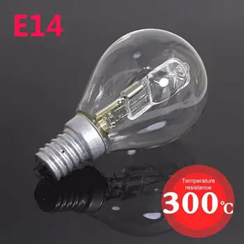Лампа для духовки мощностью 40 Вт, Галогенная лампа, лампа с высокой термостойкостью E14 P45, винтовая лампа