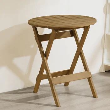 Мебель для дома Журнальный столик в Скандинавском стиле Книги Круглый стол для завтрака из массива Дерева Складной приставной столик для хранения Изысканное качество изготовления