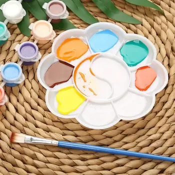 Мини-Акварельные альтернативы пластическому Искусству Принадлежности для рисования Лоток для краски Цветовая палитра Инструмент для рисования