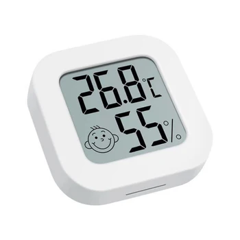 Мини ЖК-цифровой Термометр-Гигрометр В помещении Электронный Измеритель температуры и Влажности Датчик Метеостанция для дома