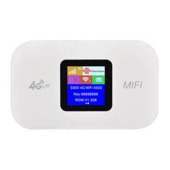 Мобильный Wi-Fi-роутер 4G Lte 150 Мбит/с, аккумулятор 3000 мАч, цветной светодиодный экран, Mi-маршрутизатор с разъемом (европейская версия)