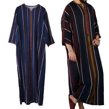 Модные мусульманские платья с длинным рукавом, мягкая Абайя, исламская одежда, подарки для мужчин