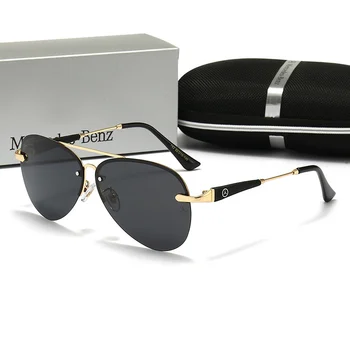 Модные солнцезащитные очки для мужчин с поляризованными стеклами для непревзойденного стиля и защиты от ультрафиолета для Mercedes Benz