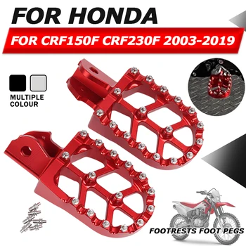 Мотоциклетные Подставки Для Ног Подножки Подножки Для Ног Колышки Педали Для Honda CRF150F CRF230F CRF 150F 230F CRF 150 230 F CRF150 CRF230 F 2019