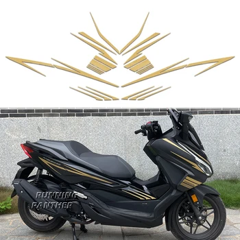 Мотоциклетный кузов, устойчивый к царапинам, Противоскользящая защитная наклейка с цветочным рисунком, Декоративная наклейка для Honda NSS 350 NSS350 2023