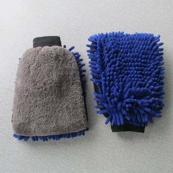 Моющиеся перчатки для мытья автомобилей из микрофибры, Перчатки для ухода за автомобилем, Салфетка для чистки, Полотенце, Рукавица, Автомобильные Аксессуары