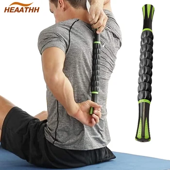 Мышечный роликовый массажный инструмент для спортсменов, снимающий боль в мышцах, успокаивающий судороги, ролик для восстановления тела при физиотерапии