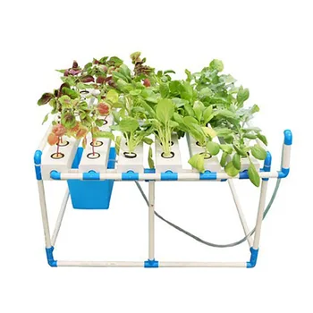 Набор для гидропоники Система выращивания Автоматическая Гидропонная сеялка для овощей 6-ламповая Гидропоническая Аэробная система Оборудование для выращивания садоводства