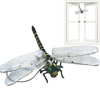 Наружный отпугиватель мух 12 см, Портативный гибкий отпугиватель мух-стрекоз, Многофункциональные бесшумные инструменты для борьбы с мухами, профессиональные