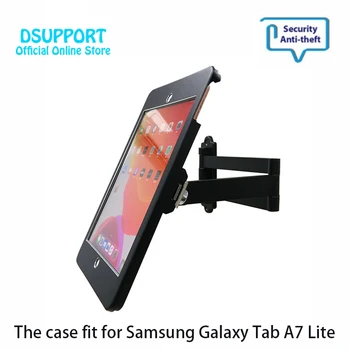 Настенное крепление Подходит для Samsung Galaxy Tab A7 8,7-дюймовый планшетный ПК из алюминиевого сплава, настенный противоугонный дизайн, подставка для дисплея