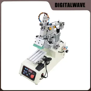 Небольшая автоматическая машина для шелкографии для стекла, металла, Печатная машина для шелкотрафаретной печати, принтер для трафаретной печати этикеток для продажи