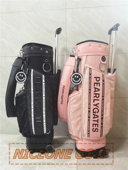 Новая Сумка для гольфа для женщин с Улыбающимся лицом, Водонепроницаемая сумка для гольф-клуба, Стандартная сумка для Женщин, сумка для гольфа с колесиками и сумкой для тяги