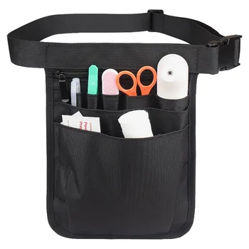Новая нейлоновая портативная поясная сумка для инструментов, сумка для хранения бытовых медицинских принадлежностей, набор для медсестры, сумка для парикмахерских ножниц