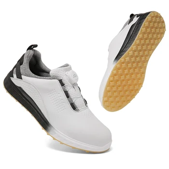 Новая обувь для гольфа без шипов, Мужские и женские тренировочные кроссовки для гольфа, легкая обувь для ходьбы, Роскошные спортивные кроссовки