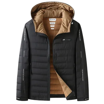 Новое поступление Suepr, большая зимняя толстая мужская модная повседневная куртка-пуховик со стоячим воротником и капюшоном, большие размеры 3XL 4XL 5XL 6XL 7XL