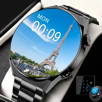 Новые Мужские Смарт-часы 454 *454 Экран Спортивные NFC Контроль доступа Смарт-часы Bluetooth Call Clock Водонепроницаемые Для мужчин 2023