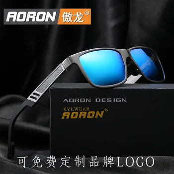 Новые алюминиево-магниевые мужские очки, цветные поляризованные водительские очки, солнцезащитные очки a6560