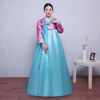 Новые костюмы Ханбок для женщин, Корейские костюмы, Этнические танцевальные Костюмы