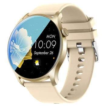 Новые круглые женские смарт-часы Max8, спортивный фитнес-трекер с полным сенсорным экраном, Водонепроницаемые женские Умные часы для мужчин для Android iOS