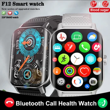 Новые умные часы для мужчин Bluetooth Talk Watch IP67 Водонепроницаемый мониторинг уровня сахара в крови smartwatch для женщин подходит для Xiaomi