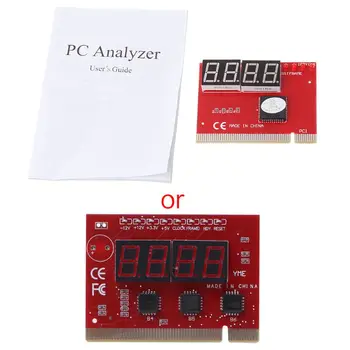 Новый Компьютер PCI POST Card Материнская плата LED 4-Значный Диагностический Тестовый Анализатор ПК