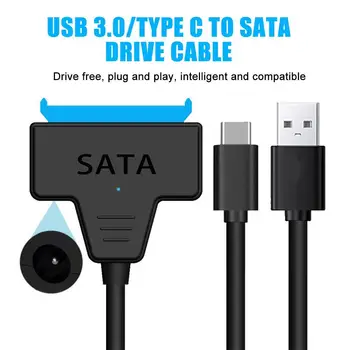 Новый адаптер USB 3.0/Type-C на Sata 3, кабель-конвертер USB3.0, кабель-конвертер жесткого диска для 2,5-дюймового жесткого диска