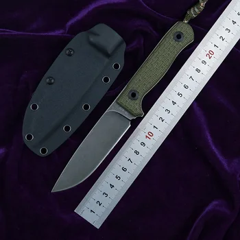 Нож LEMIFSHE с фиксированным лезвием Niolox blade G10 ручка для кемпинга, деревообработки, сада, многоцелевой инструмент для охоты